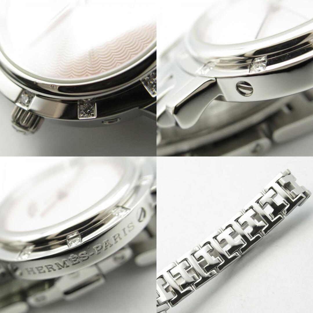 HERMES - エルメス クリッパーナクレ 12Pダイヤ 腕時計 CL4.230 HERMES - エルメス クリッパーナクレ 12Pダイヤ 腕時計 CL4.230
