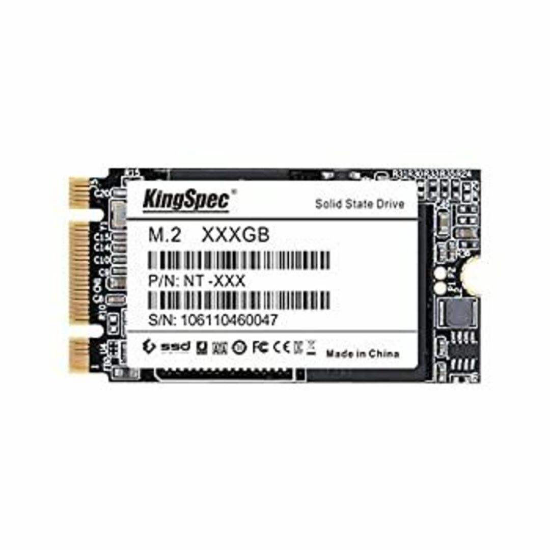 KingSpec 128GB 2242 M.2 SATA MLC キャッシュ搭載 Thinkpad X240 X240s X250 専用 SSD ハードディスク スマホ/家電/カメラのPC/タブレット(PCパーツ)の商品写真