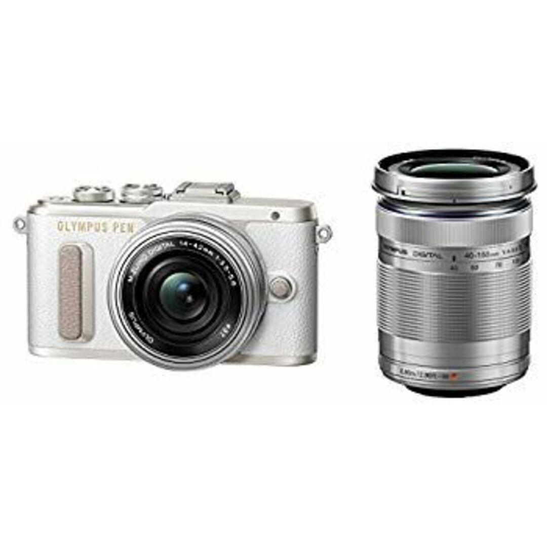 OLYMPUS ミラーレス一眼 E-PL8 ダブルズームキット ホワイト dwos6rj