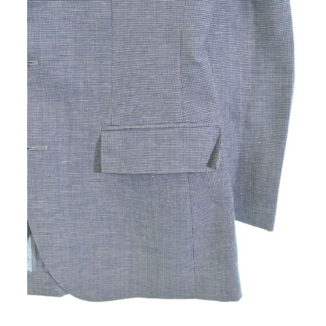 J.Crew - J.CREW ジェイクルー テーラードジャケット S 青x白 J.Crew - J.CREW ジェイクルー テーラードジャケット S 青x白