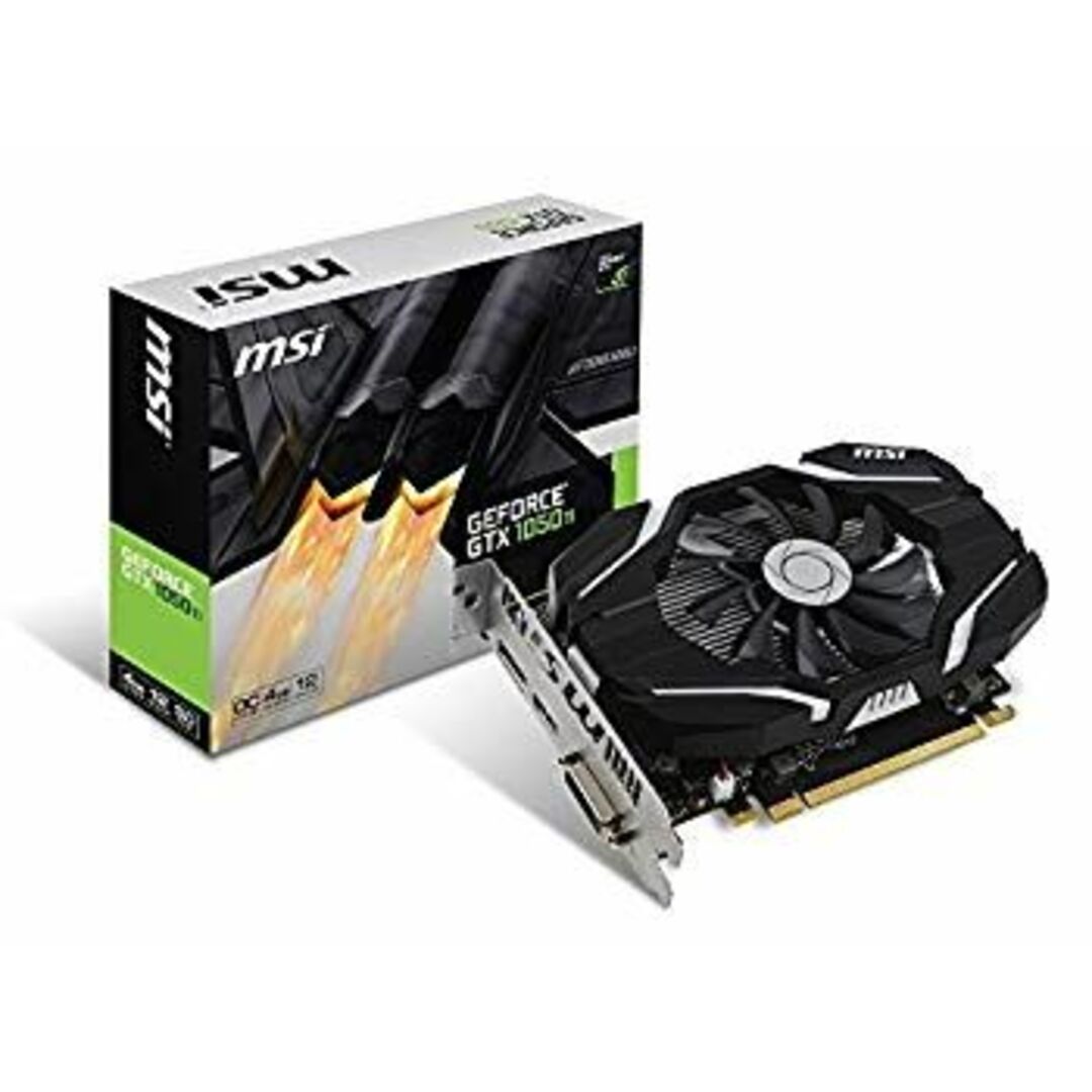 MSI GeForce GTX 1050 Ti 4G OC グラフィックボード VD6191 dwos6rj スマホ/家電/カメラのPC/タブレット(PCパーツ)の商品写真