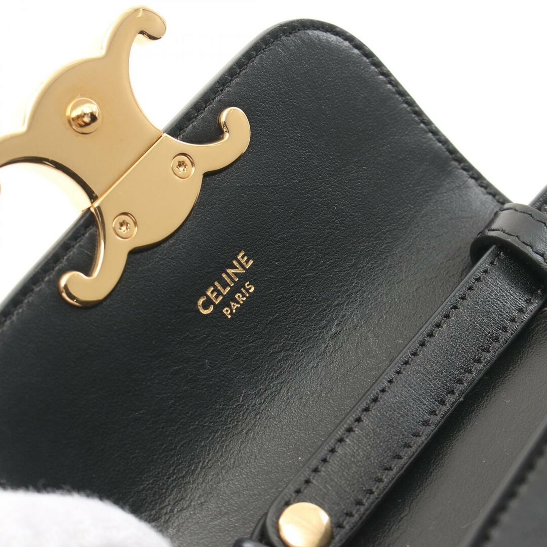 CELINE - セリーヌ ミニクロード トリオンフ ショルダーバッグの CELINE - セリーヌ ミニクロード トリオンフ ショルダーバッグの