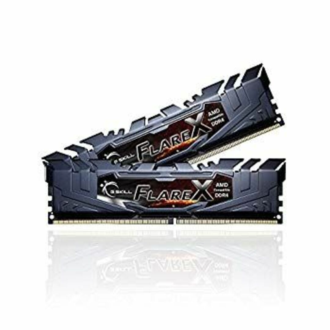 G.SKILL Flare X Series 16GB (2 x 8GB) 288-Pin DDR4 SDRAM DDR4 3200 (PC4 25600) AMD X370 Memory dwos6rj スマホ/家電/カメラのPC/タブレット(PCパーツ)の商品写真