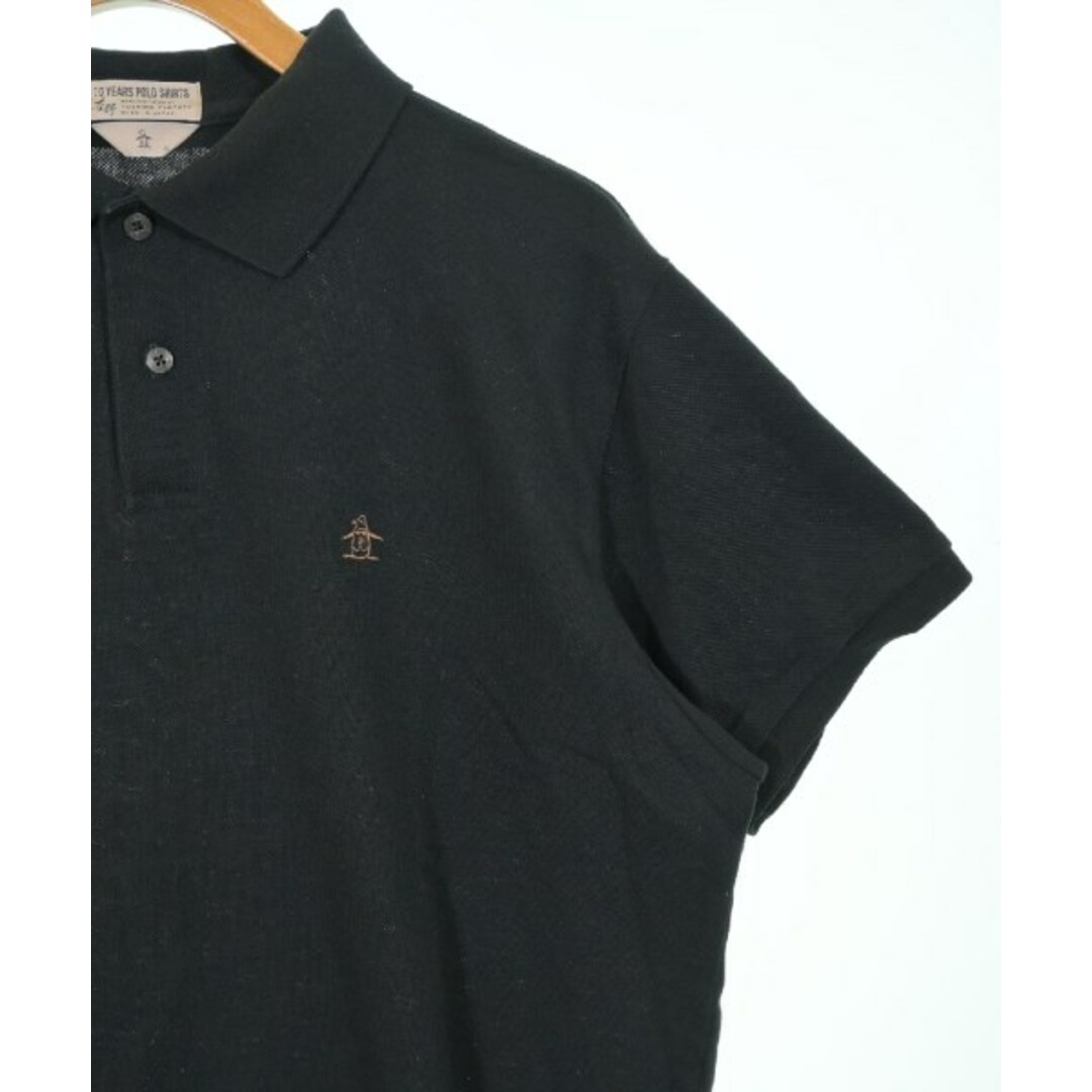 Munsingwear - Munsingwear マンシングウェア ポロシャツ 3L 黒 Munsingwear - Munsingwear マンシングウェア ポロシャツ 3L 黒