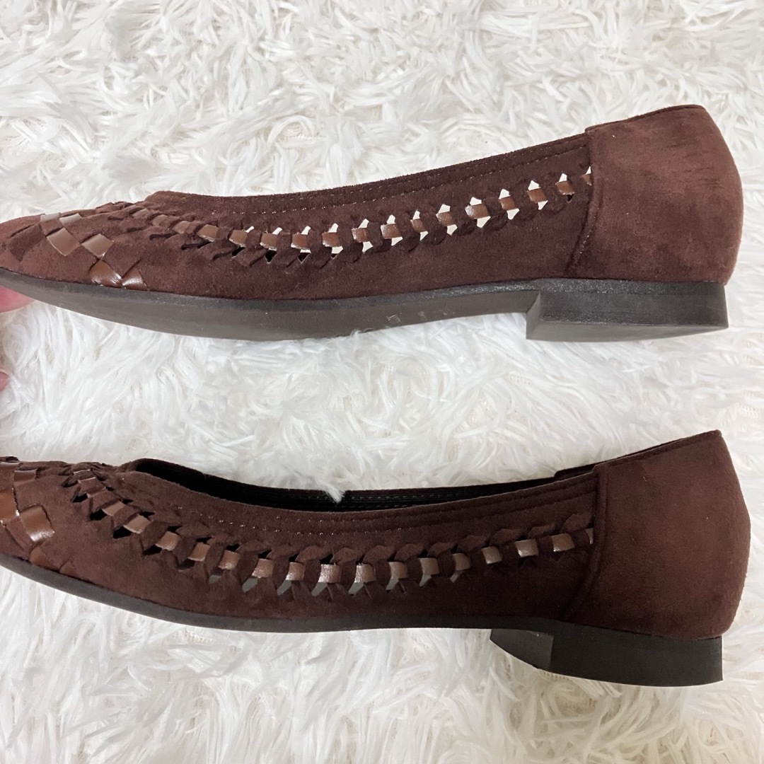 Le Talon - 【美品】ルタロン ポインテッドサシメッシュフラット Le Talon - 【美品】ルタロン ポインテッドサシメッシュフラット