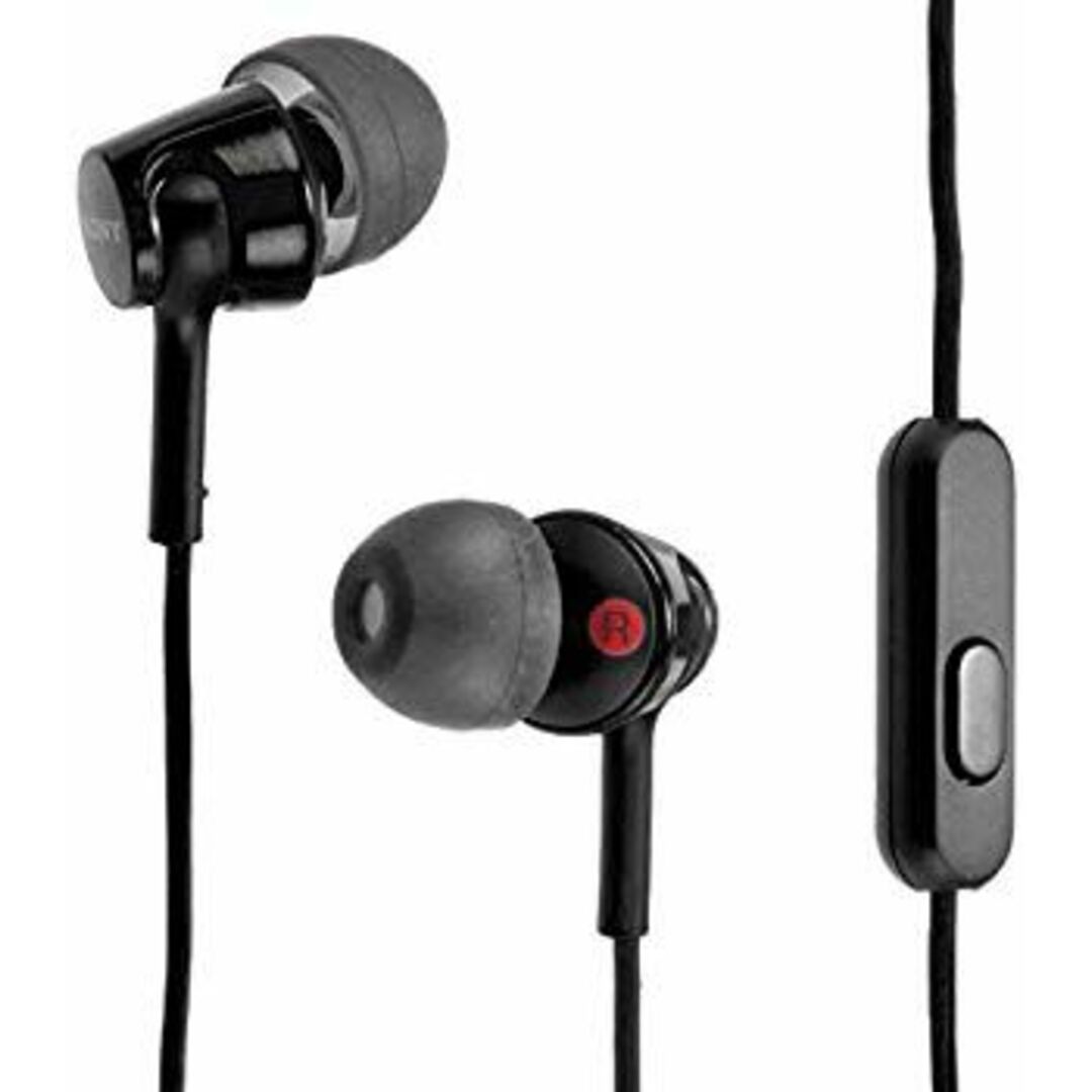 ソニー SONY イヤホン MDR-EX155AP : カナル型 リモコン・マイク付き ブラック MDR-EX155AP B n5ksbvb スマホ/家電/カメラのオーディオ機器(ヘッドフォン/イヤフォン)の商品写真