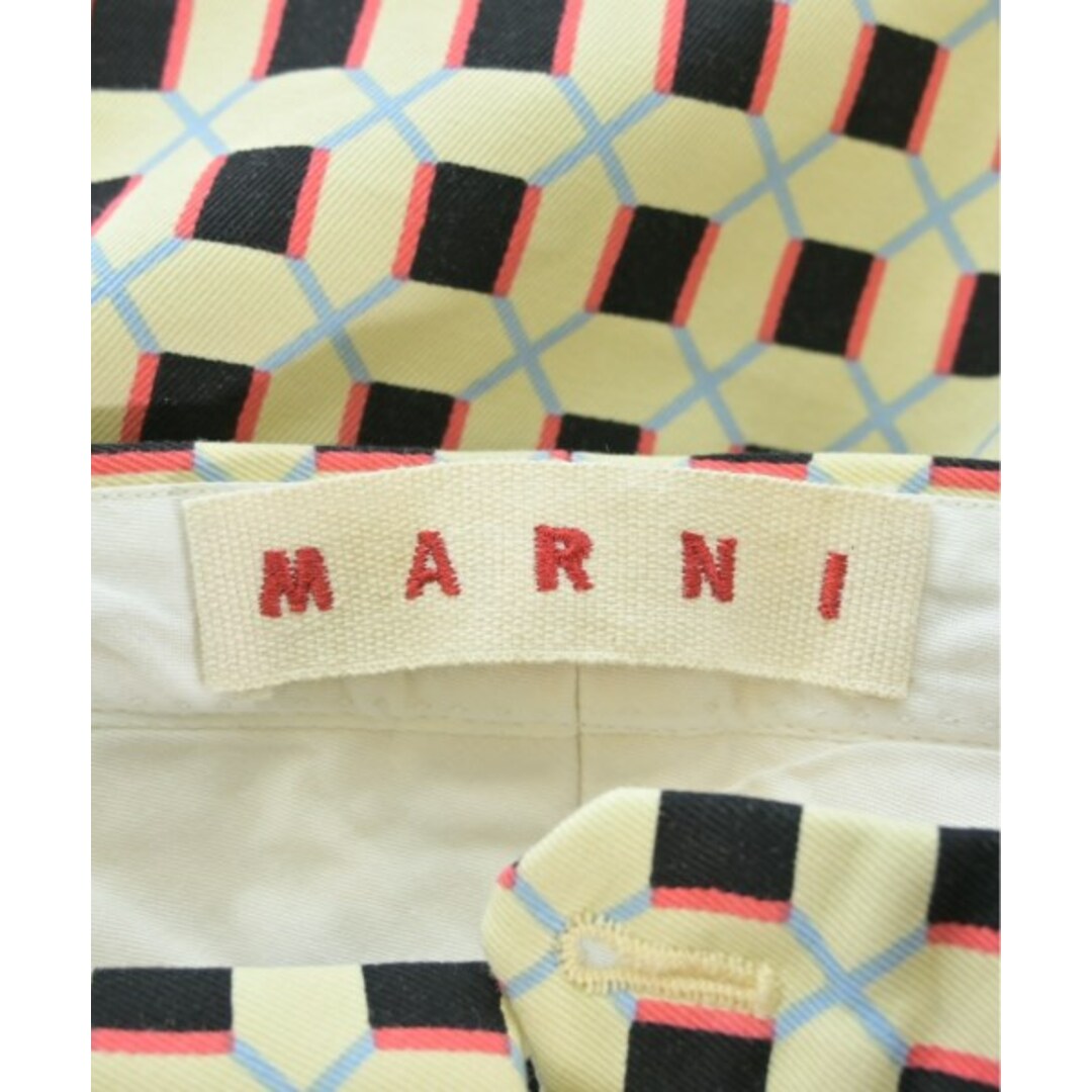 MARNI - MARNI マルニ スラックス 38(M位) 黄x黒xピンク等(総柄 MARNI - MARNI マルニ スラックス 38(M位) 黄x黒xピンク等(総柄