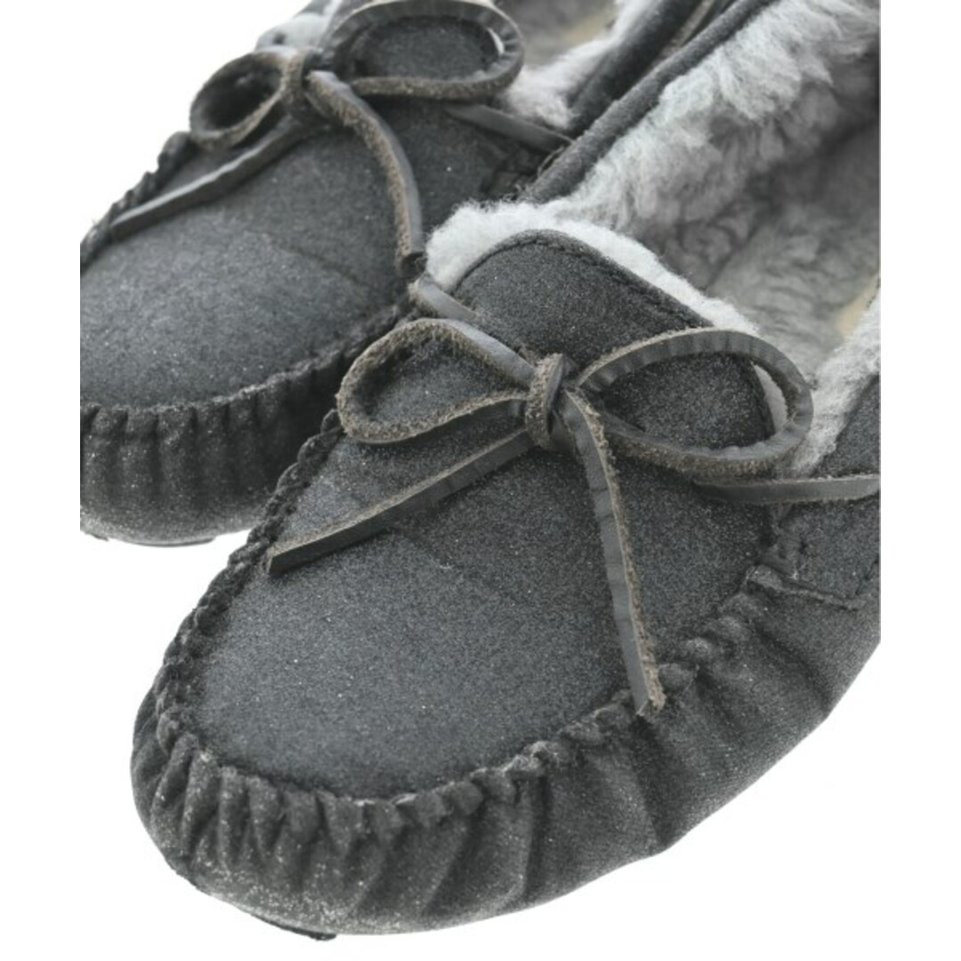 UGG - UGG アグ モカシン/デッキシューズ 23cm 黒 【古着 UGG - UGG アグ モカシン/デッキシューズ 23cm 黒 【古着