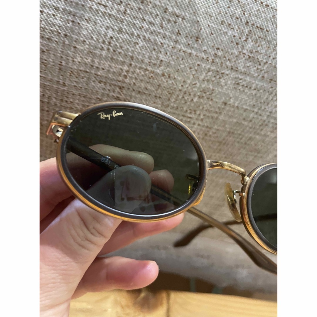 Ray-Ban - Ray-Ban ゴールドラウンドサングラスの通販 by ちー Ray-Ban - Ray-Ban ゴールドラウンドサングラスの通販 by ちー