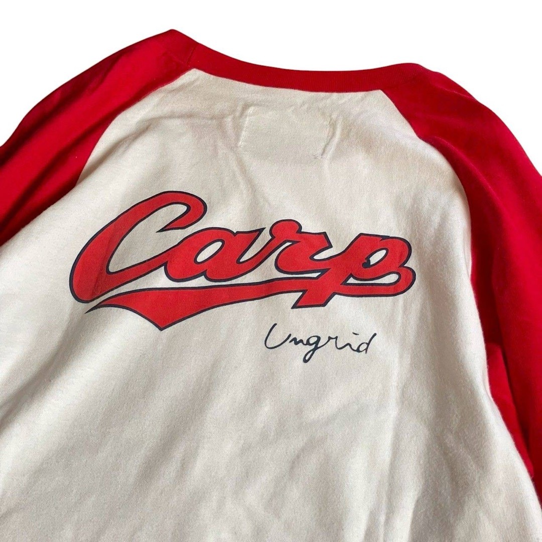 広島東洋カープ - カープCARPxUngrid コラボ Carp ロゴTシャツ 広島東洋カープ - カープCARPxUngrid コラボ Carp ロゴTシャツ