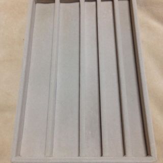 ムジルシリョウヒン(MUJI (無印良品))の無印良品 アクリルケース用 ベロア内箱仕切り(小物入れ)