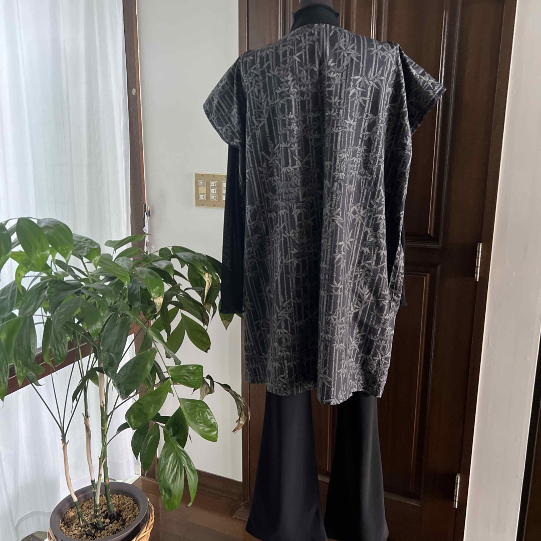 着物リメイク　ロングチュニック レディースのトップス(チュニック)の商品写真