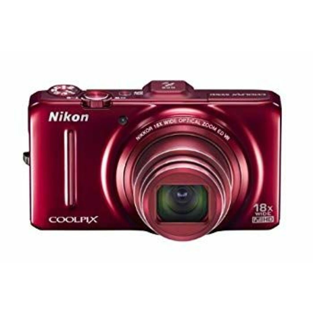 Nikon デジタルカメラ COOLPIX (クールピクス) S9300 インペリアルレッド S9300RD tf8su2k スマホ/家電/カメラのカメラ(コンパクトデジタルカメラ)の商品写真