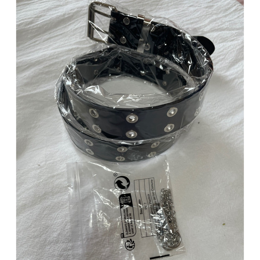 ベルト チェーン ダブルピンベルト スタッズベルトの通販 by ベルト チェーン ダブルピンベルト スタッズベルトの通販 by