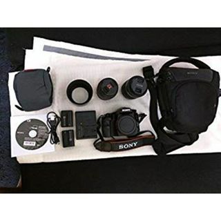 SONY ミラーレス一眼 α57 ダブルズームレンズキット DT 18-55mm F3.5-5.6 SAM＋DT 55-200mm F4-5.6 SAM付属 SLT-A57Y tf8su2k(ミラーレス一眼)