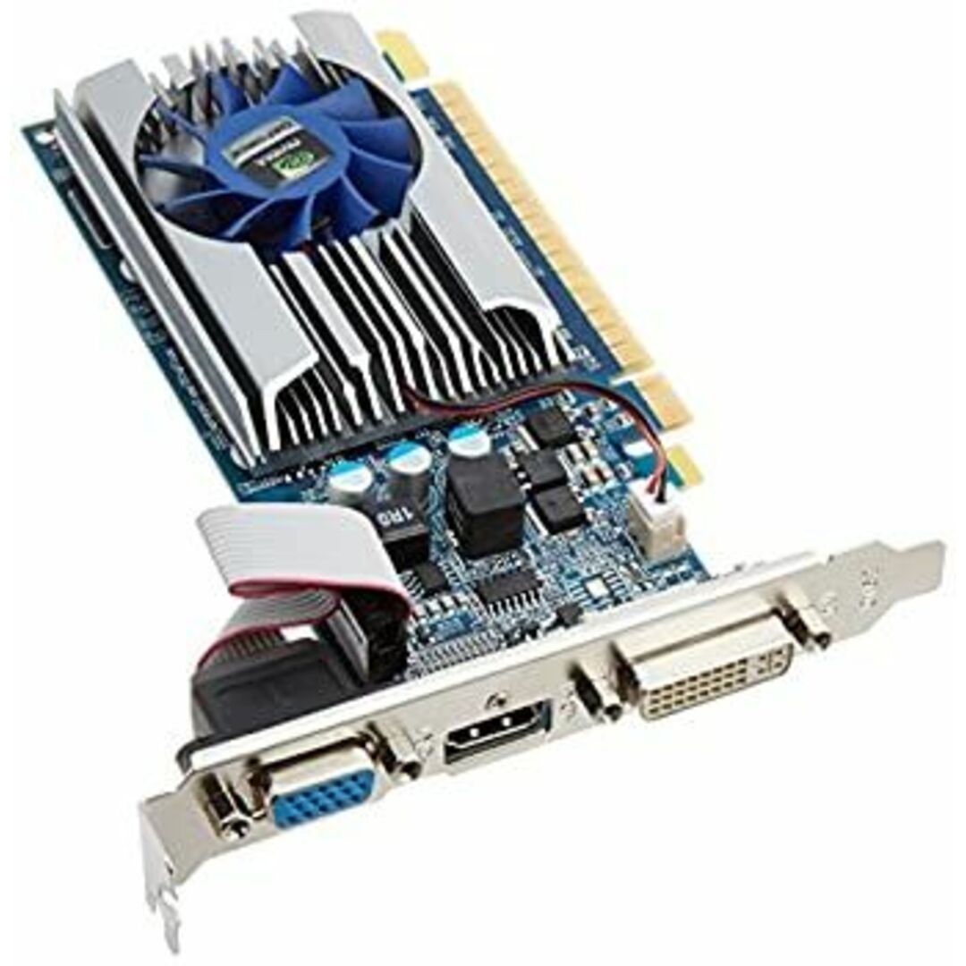 玄人志向 グラフィックボード NVIDIA GeForce GT610 1GB LowProfile PCI-E GF-GT610-LE1GHD スマホ/家電/カメラのPC/タブレット(PCパーツ)の商品写真