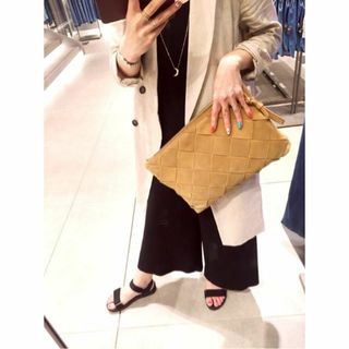 LONGCHAMP - LONGCHAMP ロンシャン クラッチバッグ - ベージュx LONGCHAMP - LONGCHAMP ロンシャン クラッチバッグ - ベージュx