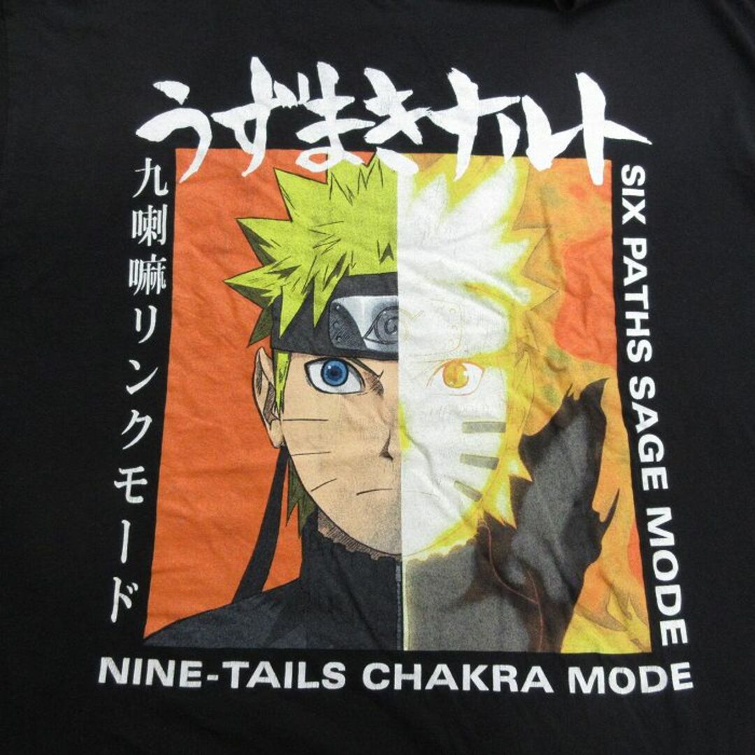 XL☆古着 半袖 Tシャツ メンズ アニメ ナルト疾風伝 うずまき XL☆古着 半袖 Tシャツ メンズ アニメ ナルト疾風伝 うずまき