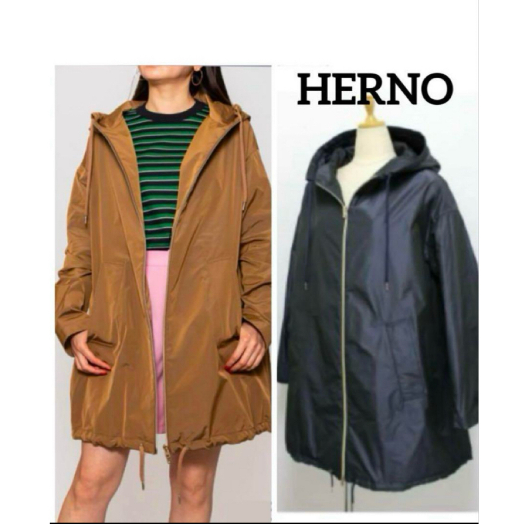 HERNO - 2023ss☆ヘルノHERNO フーテッド タフタコートの通販 by HERNO - 2023ss☆ヘルノHERNO フーテッド タフタコートの通販 by