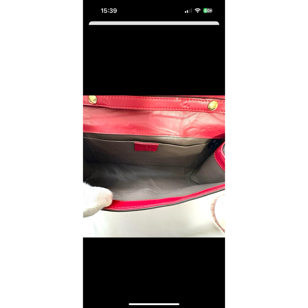 GUCCI - グッチ ズゥミ レザー 2way チェーン ハンド ショルダー GUCCI - グッチ ズゥミ レザー 2way チェーン ハンド ショルダー