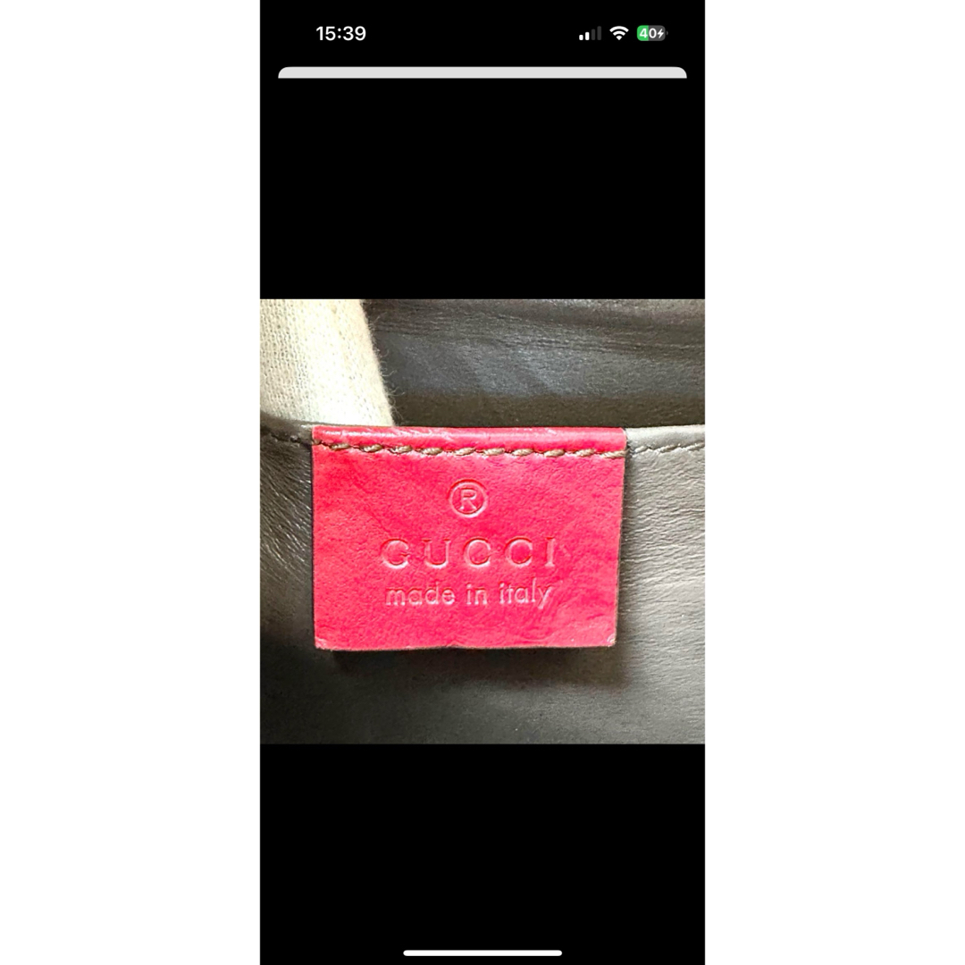GUCCI - グッチ ズゥミ レザー 2way チェーン ハンド ショルダー GUCCI - グッチ ズゥミ レザー 2way チェーン ハンド ショルダー