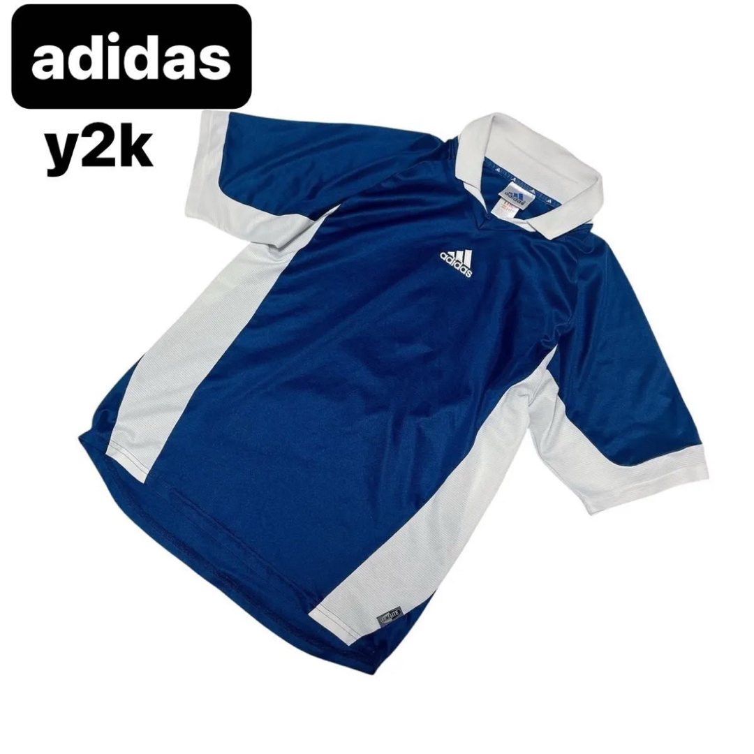 adidas - 00s adidas アディダス サッカーシャツ 万国旗 y2k adidas - 00s adidas アディダス サッカーシャツ 万国旗 y2k