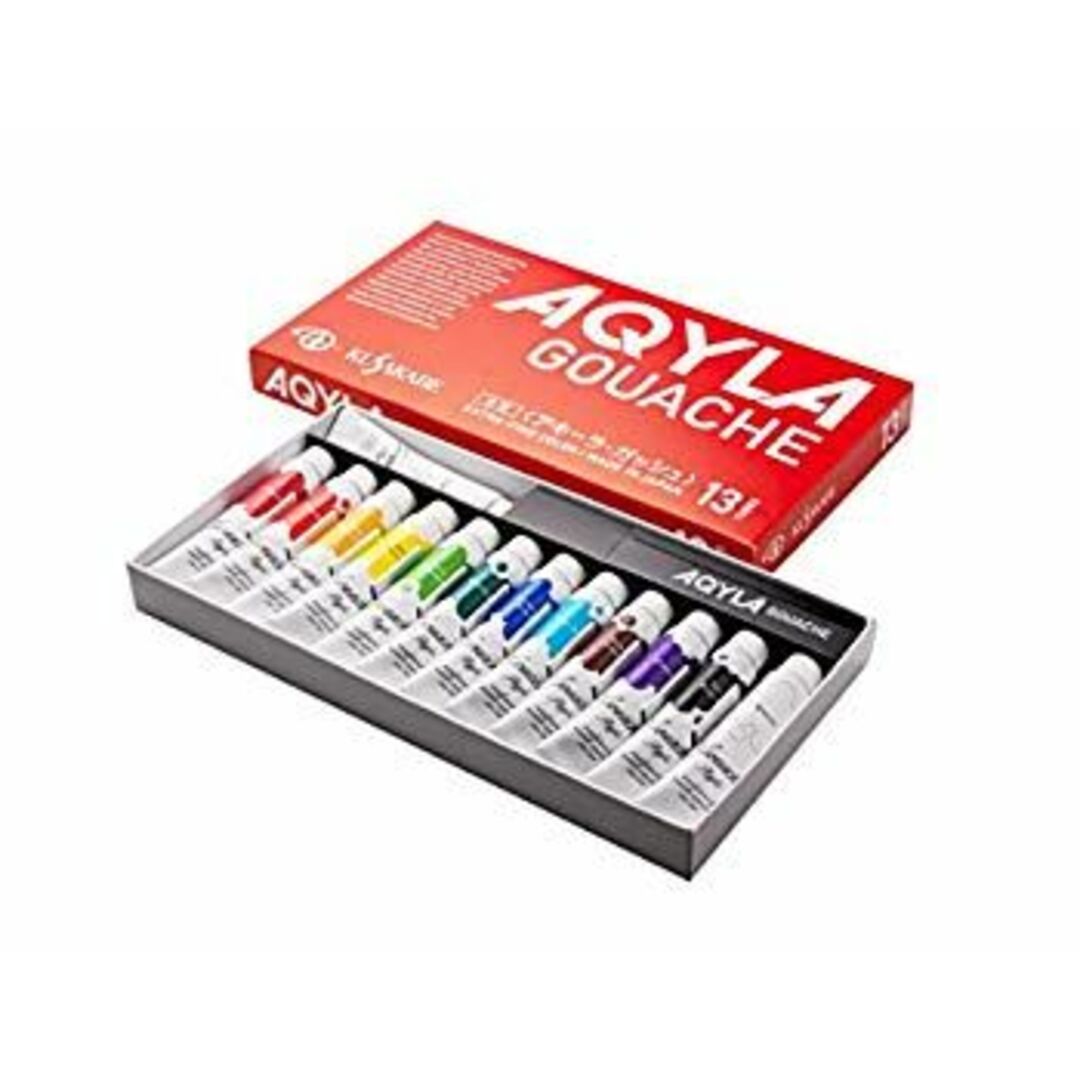 クサカベ アクリルガッシュ アキーラガッシュ 13色セット 11ml(4号) i8my1cf エンタメ/ホビーのアート用品(絵の具/ポスターカラー)の商品写真