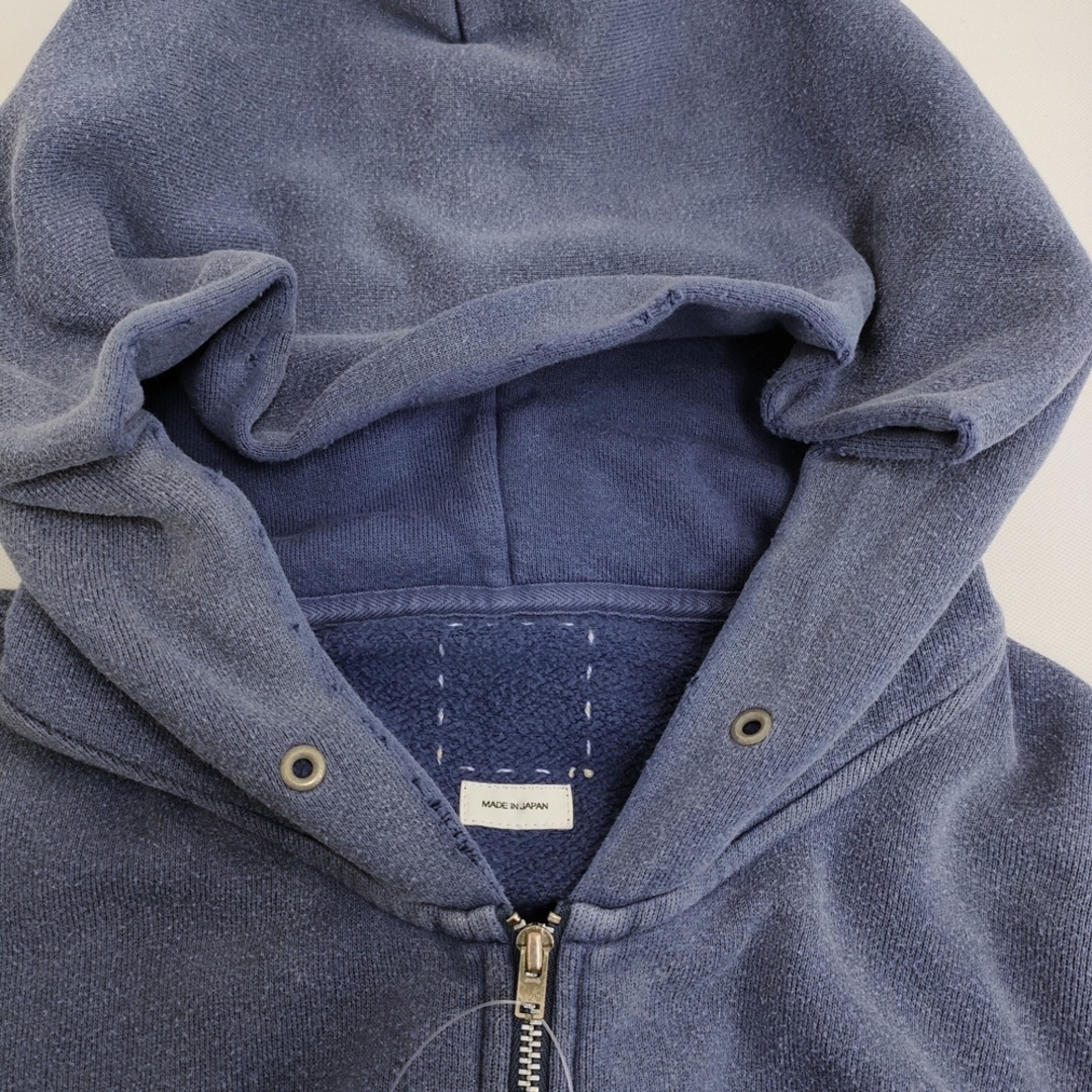 VISVIM - VISVIM JUMBO SB SWEAT HOODIE F.Z. CRASH NAVY VISVIM - VISVIM JUMBO SB SWEAT HOODIE F.Z. CRASH NAVY