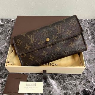 ルイヴィトン(LOUIS VUITTON)のLUISVUITTON 三つ折り長財布　ポルトトレゾールインターナショナル(財布)