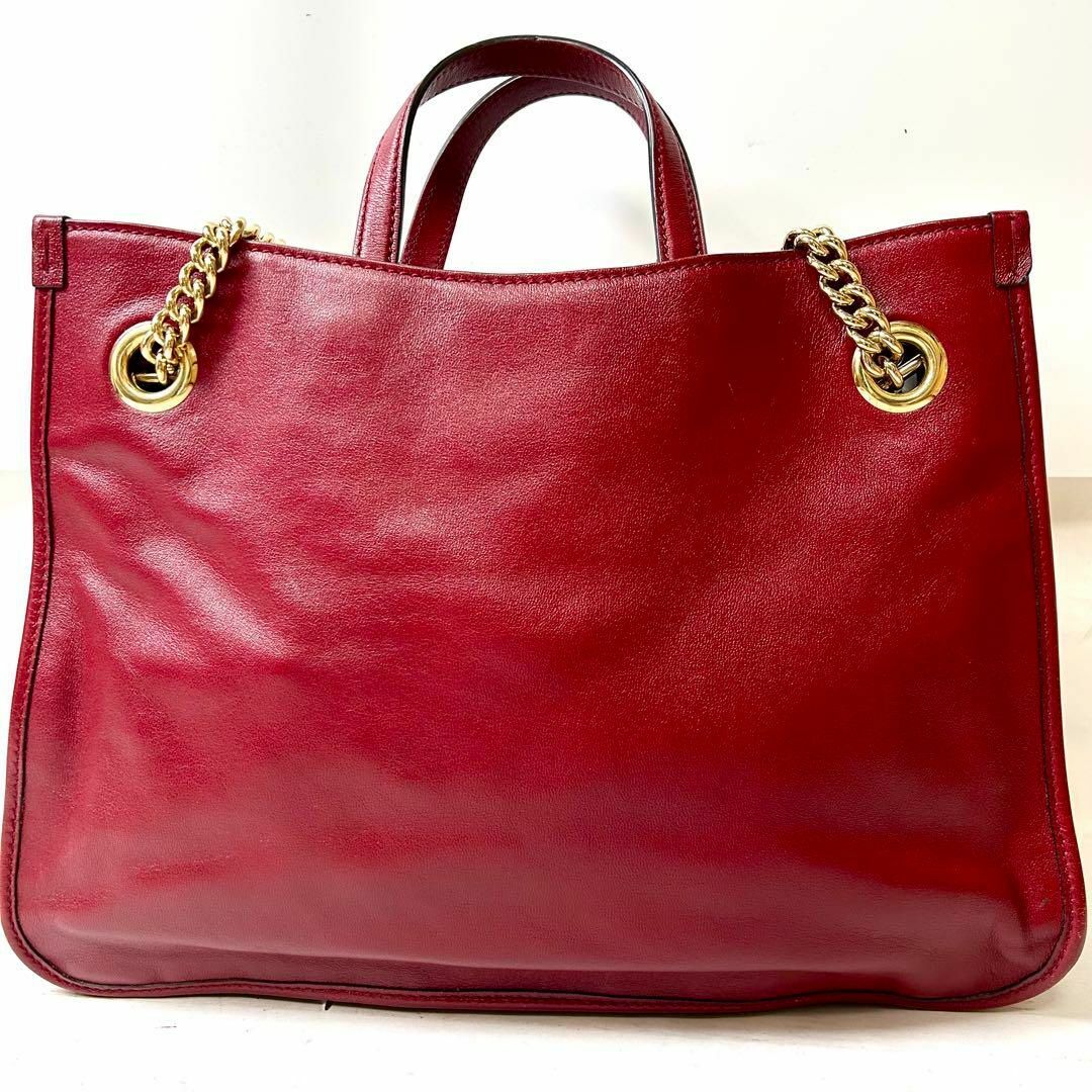 GUCCI - グッチ ホースビット 2way チェーン トート ショルダー GUCCI - グッチ ホースビット 2way チェーン トート ショルダー