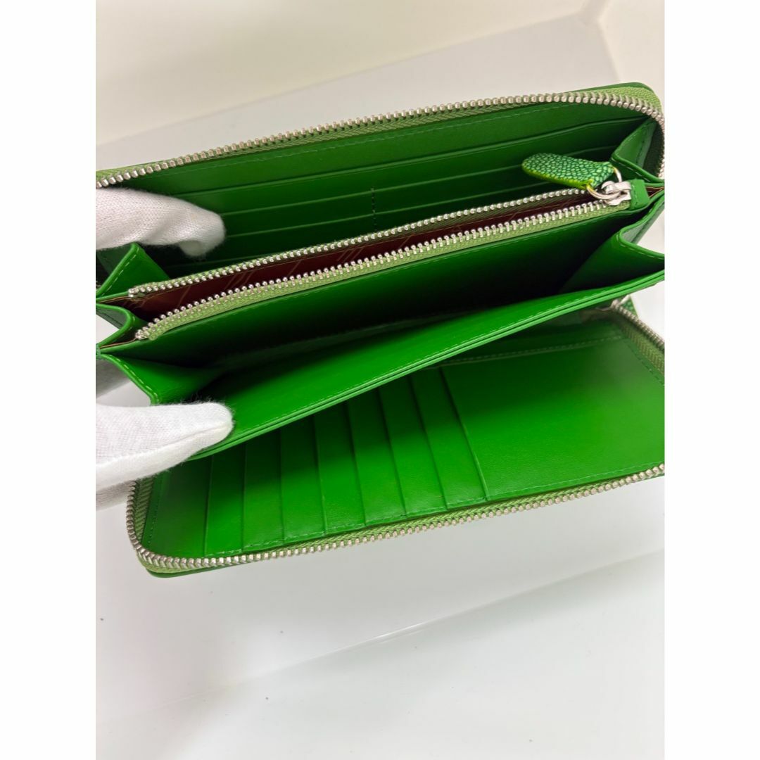 新品 スティングレー 長財布 タイ産 ポリッシュ加工 ウォレット 新品 スティングレー 長財布 タイ産 ポリッシュ加工 ウォレット