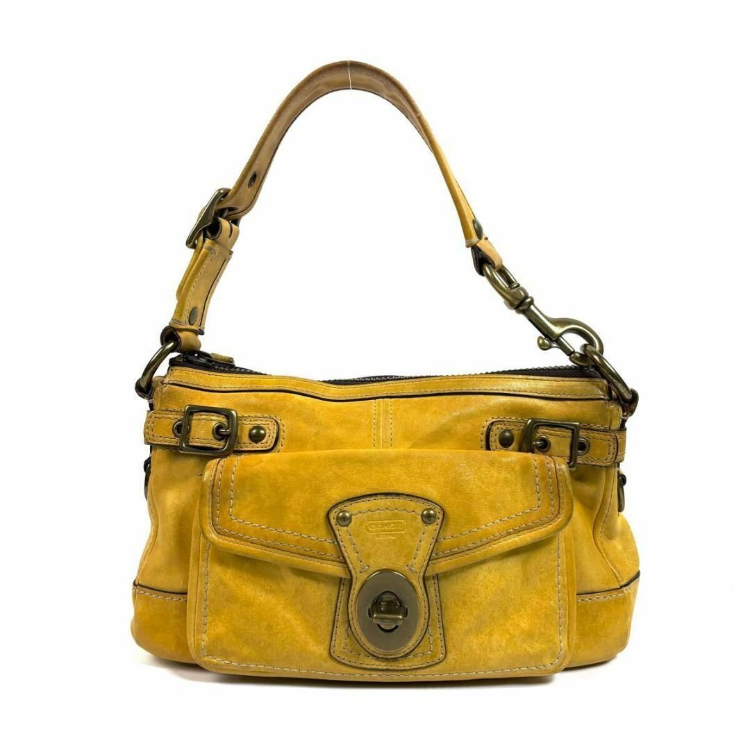 COACH - 【美品】COACH レザー ハンドバッグ ターンロック COACH - 【美品】COACH レザー ハンドバッグ ターンロック