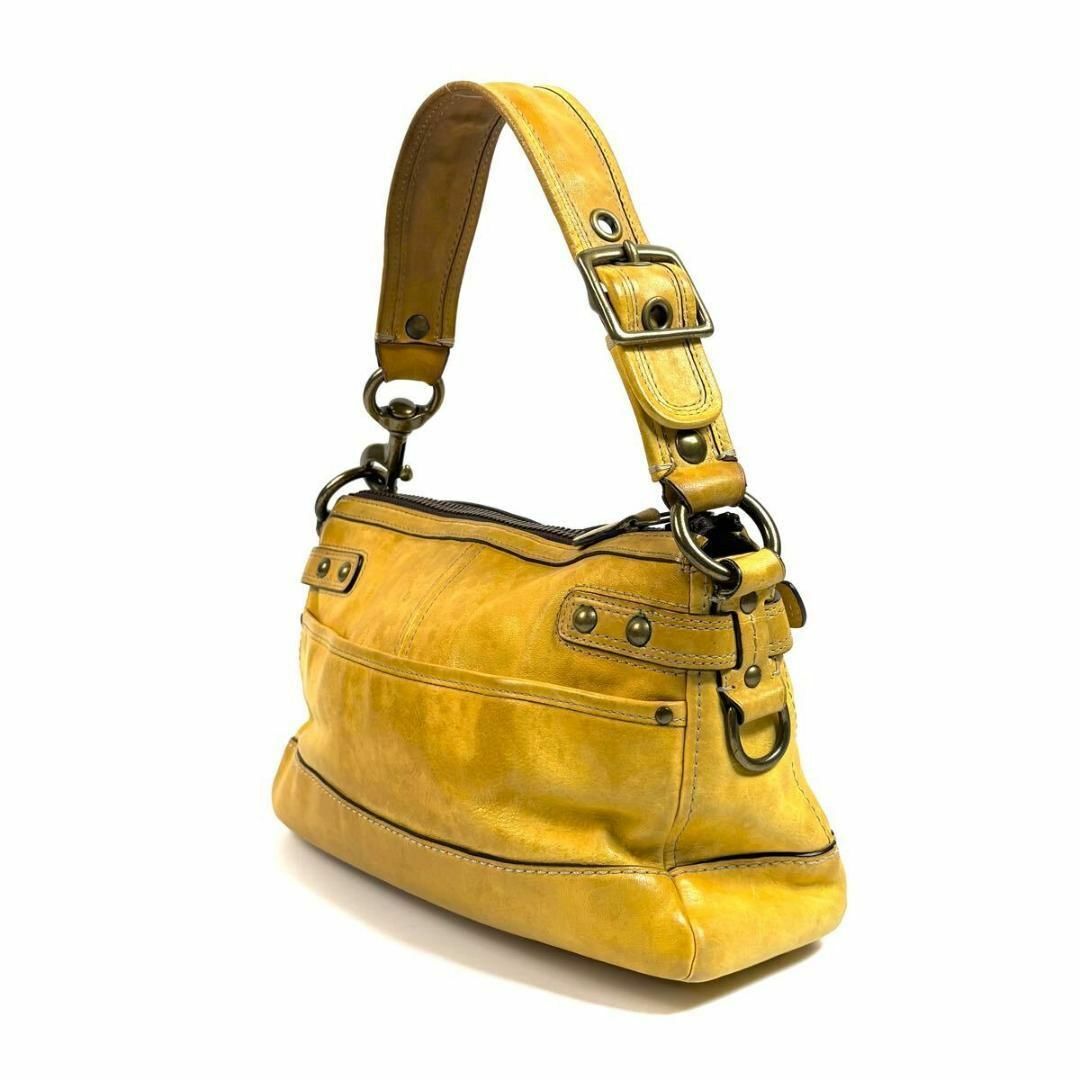 COACH - 【美品】COACH レザー ハンドバッグ ターンロック COACH - 【美品】COACH レザー ハンドバッグ ターンロック