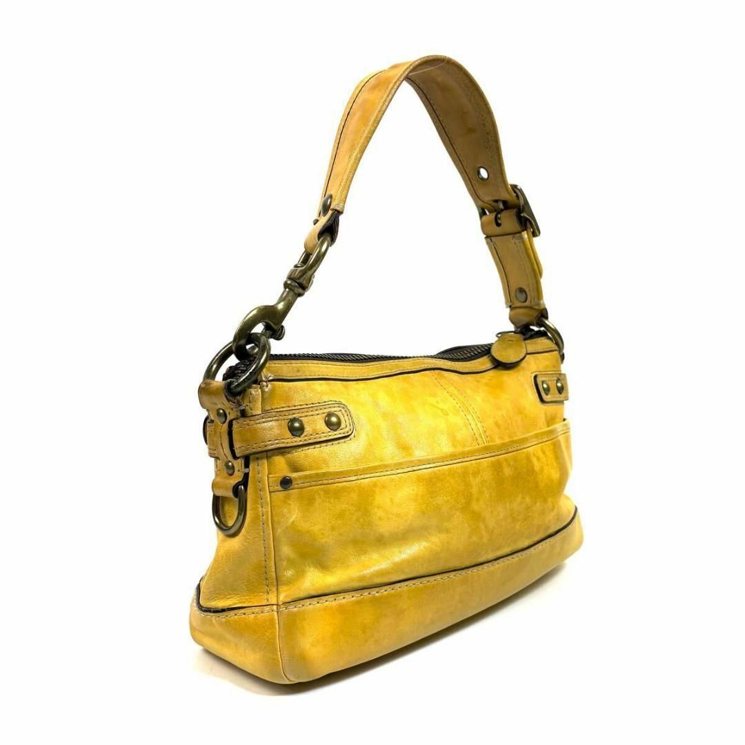 COACH - 【美品】COACH レザー ハンドバッグ ターンロック COACH - 【美品】COACH レザー ハンドバッグ ターンロック