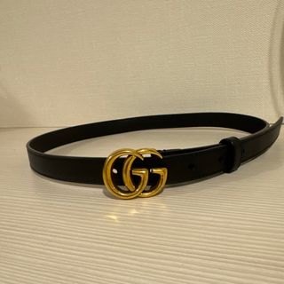 GUCCI - 【極美品】正規品 GUCCI グッチ スリムベルト GG GUCCI - 【極美品】正規品 GUCCI グッチ スリムベルト GG