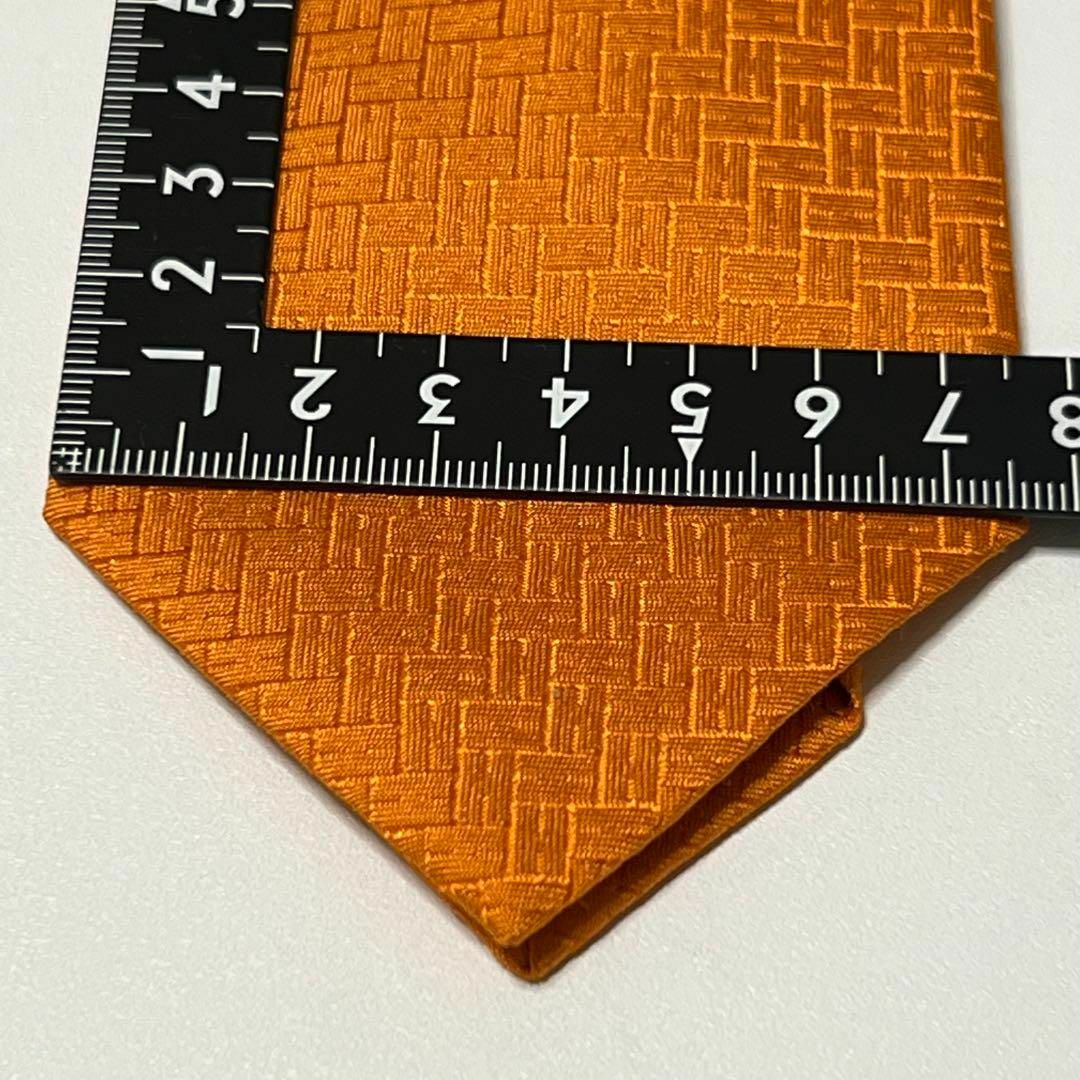 HERMES - HERMES H柄 オレンジ ネクタイ 048055の通販 by ☆即 HERMES - HERMES H柄 オレンジ ネクタイ 048055の通販 by ☆即