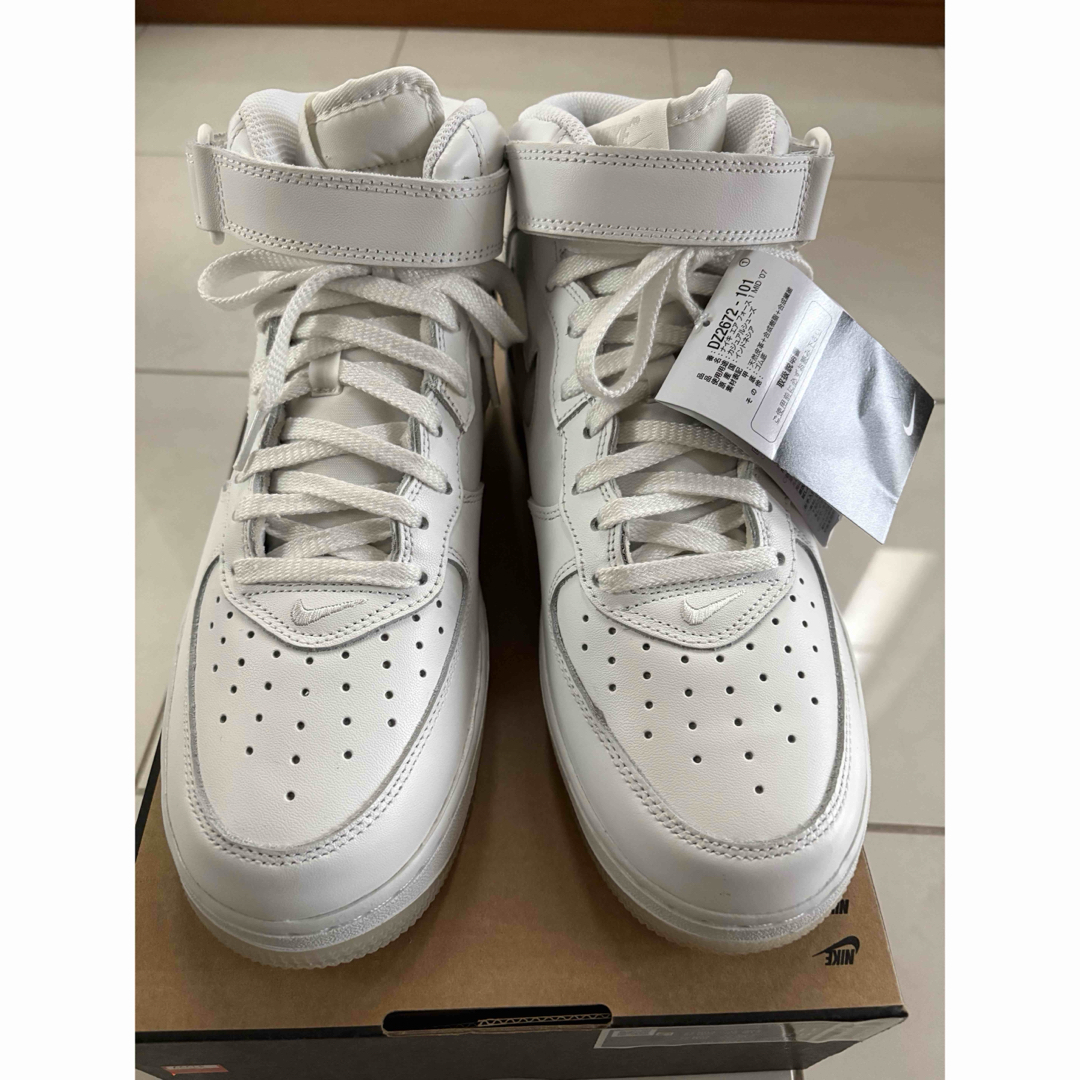 激安正規品 Nike 新品✨ Air シューズ ハイカット ホワイト 1 Force 靴