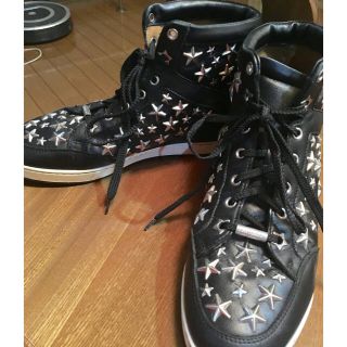 ジミーチュウ(JIMMY CHOO)のJIMMY CHOOスタッズ ハイカットスニーカー(スニーカー)