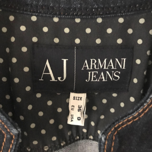 ARMANI JEANS(アルマーニジーンズ)のARMANI JEANS レディース レディースのジャケット/アウター(Gジャン/デニムジャケット)の商品写真