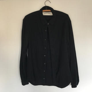 ヤエカ(YAECA)のarts&science ウールシャツ 黒(テーラードジャケット)