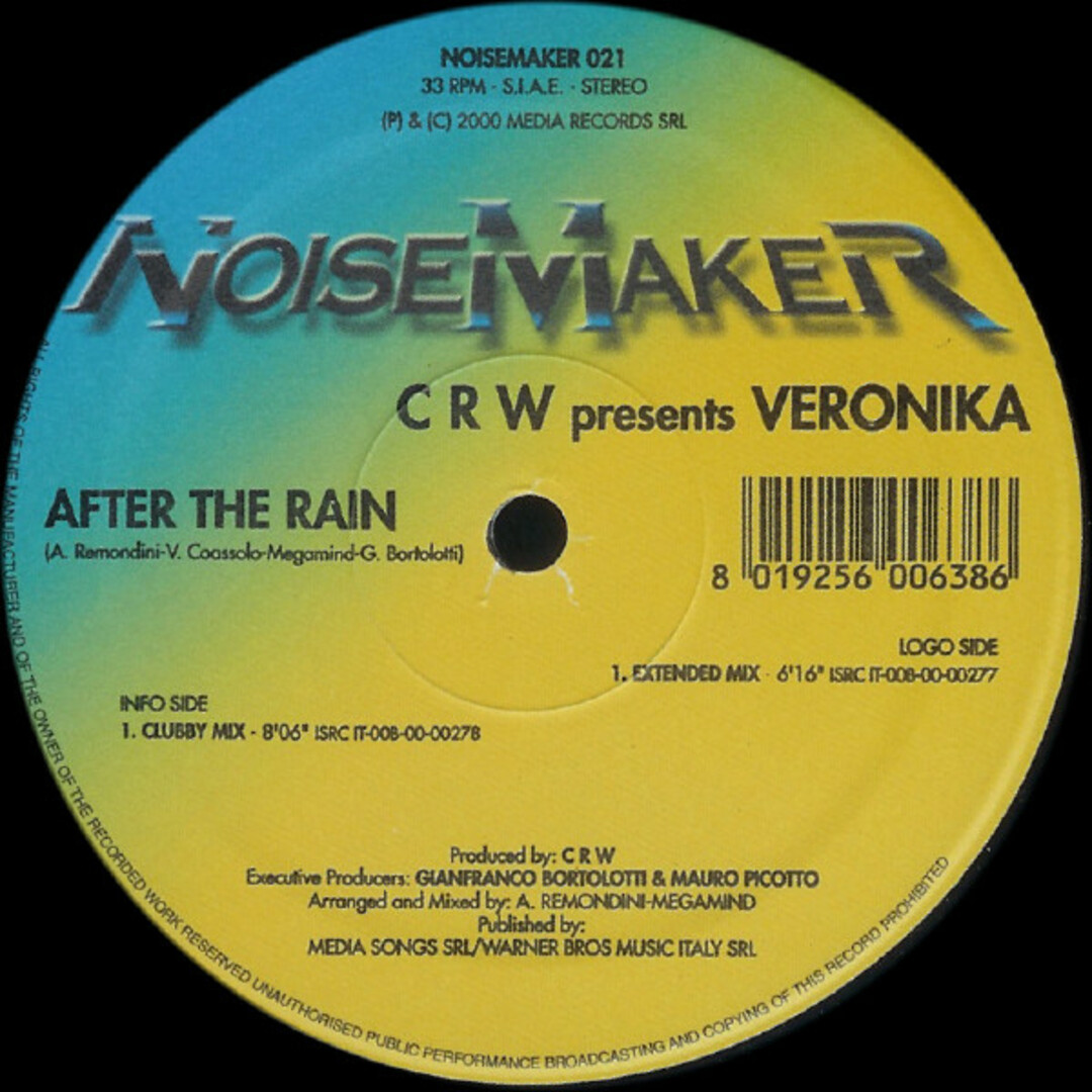 伊12” CRW, Veronika After The Rain NM021 NoiseMaker /00250 エンタメ/ホビーのエンタメ その他(その他)の商品写真