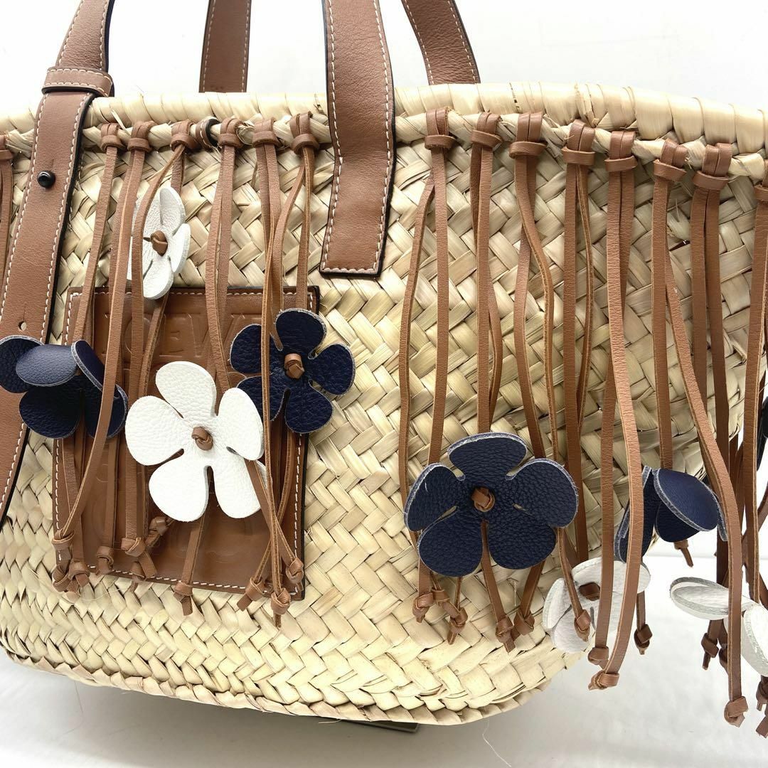 LOEWE - 極美品✨LOEWE ロエベ バスケット ストロー トート LOEWE - 極美品✨LOEWE ロエベ バスケット ストロー トート