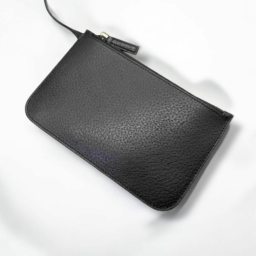 GUCCI - グッチ ショルダーバッグ バンブー ブラック レザー GUCCI - グッチ ショルダーバッグ バンブー ブラック レザー