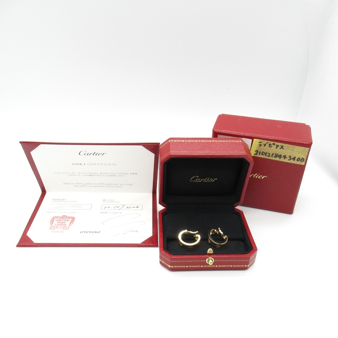 Cartier - カルティエ ラブ ピアス ピアスの通販 by BRANDOFF Cartier - カルティエ ラブ ピアス ピアスの通販 by BRANDOFF