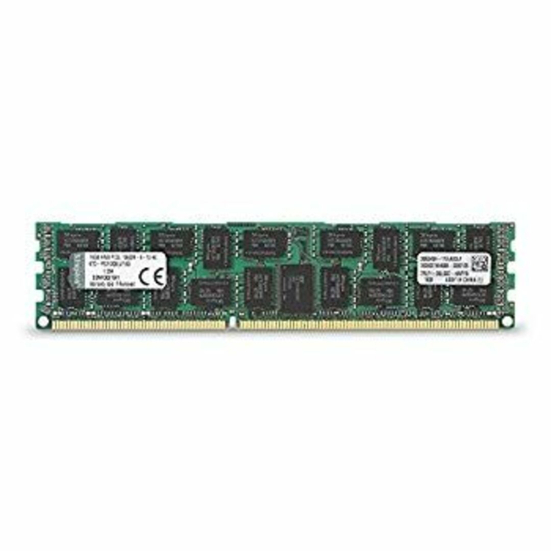 キングストン Kingston メモリー DDR3L 1333MHz 16GB ECC CL9 4R X8 1.35V Registered DIMM 240-pin PC3L-10600 KTD-PE313Q8LV/16G 永久保証 i8my1cf スマホ/家電/カメラのPC/タブレット(PCパーツ)の商品写真