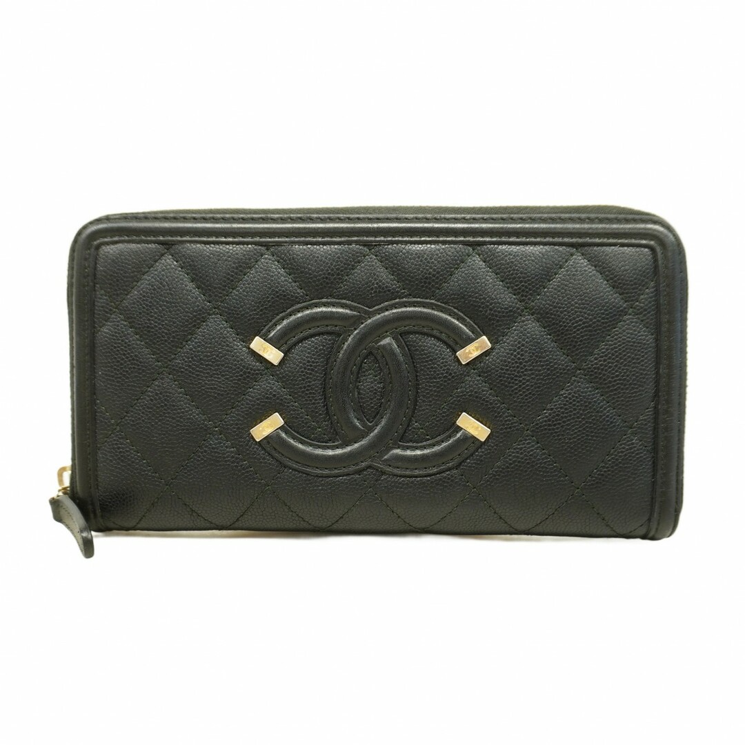 CHANEL - 【5dc4699】シャネル 長財布 マトラッセ フィリグリー CHANEL - 【5dc4699】シャネル 長財布 マトラッセ フィリグリー