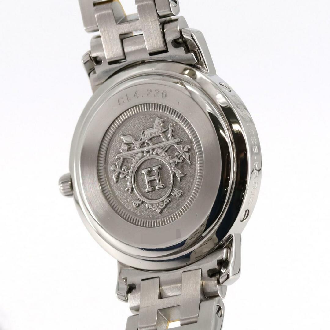 HERMES - エルメス クリッパー コンビ CL4.220 SSxGP クォーツの HERMES - エルメス クリッパー コンビ CL4.220 SSxGP クォーツの