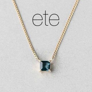ete - ETE エテ K18 ダイヤモンド パヴェリボン ネックレスの ete - ETE エテ K18 ダイヤモンド パヴェリボン ネックレスの