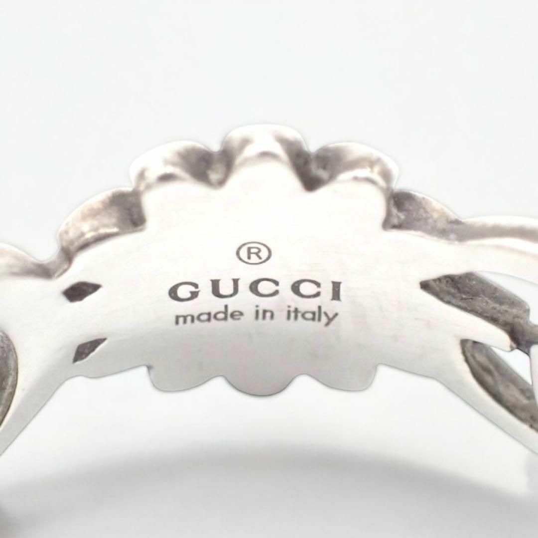 GUCCI - グッチ フラワー リング パール 925 14号 シルバー GUCCI - グッチ フラワー リング パール 925 14号 シルバー