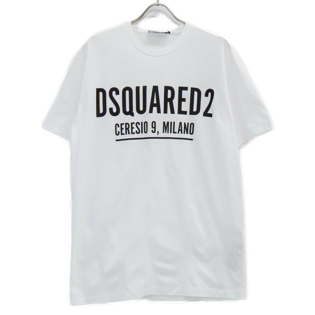 DSQUARED2 - ディースクエアード 23年 S71GD1058 ホワイト ロゴプリント DSQUARED2 - ディースクエアード 23年 S71GD1058 ホワイト ロゴプリント
